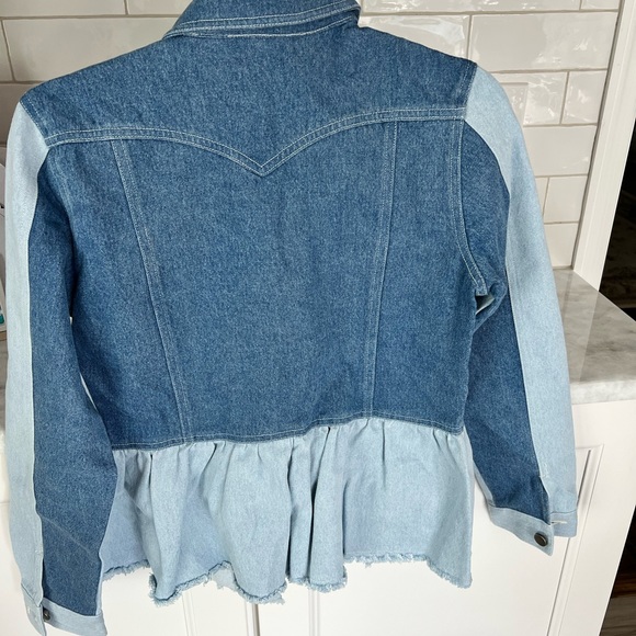 Colorblock denim jacket - Picture 2 of 3